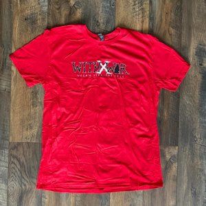 NEW With War Band T Shirt MEN'S SIZE EXTRA LARGE XL Metal Hardcore Punk ROCK